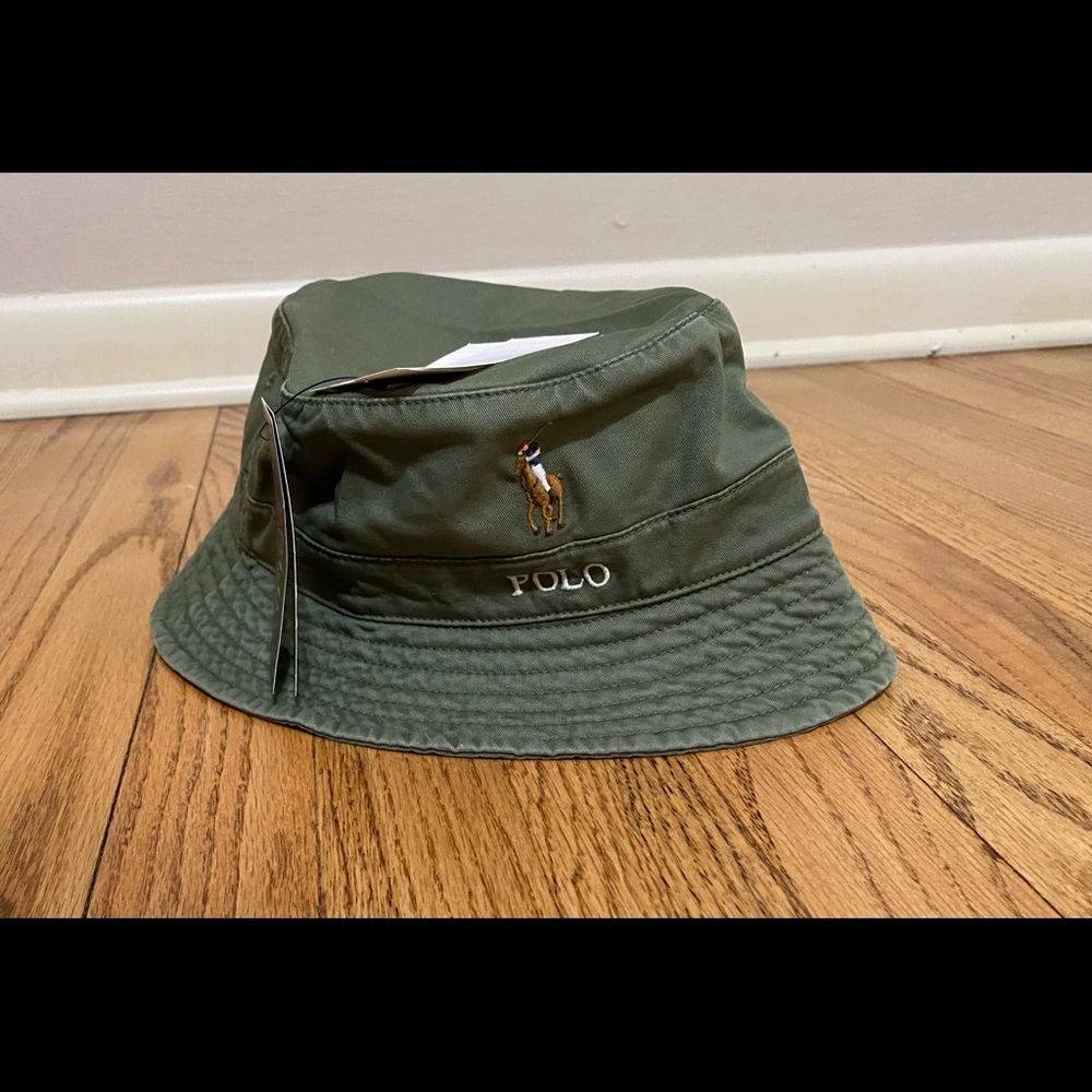 Ralph Lauren green bucket hat